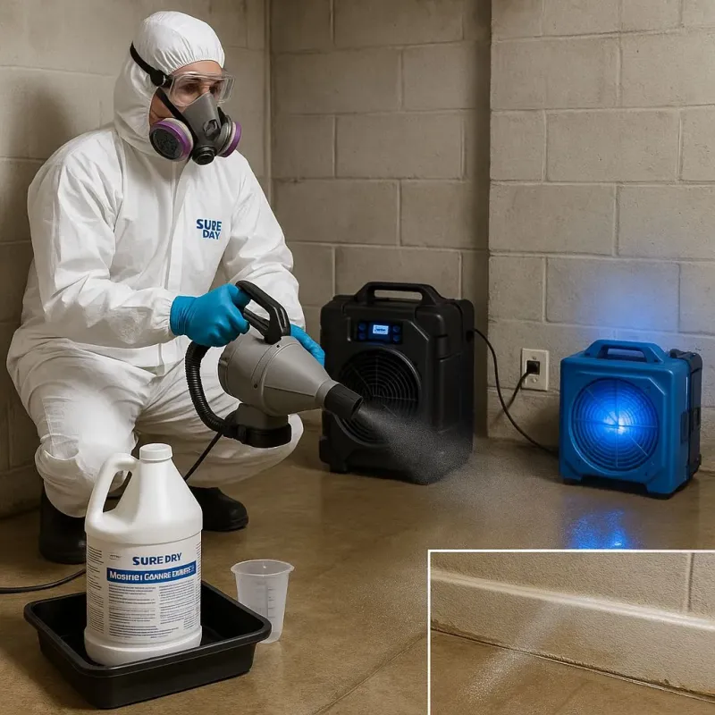 Sanitization and Odor Removal process in Walnut Grove, CA